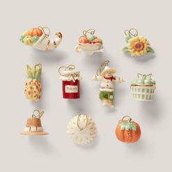 Lenox Fine Lenox Fine Autumn Favorites 10-Piece Mini Ornament Set