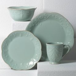 Alternative view of Lenox Fine Lenox Fine French Perle Ice Blue 4-Piece Place Setting