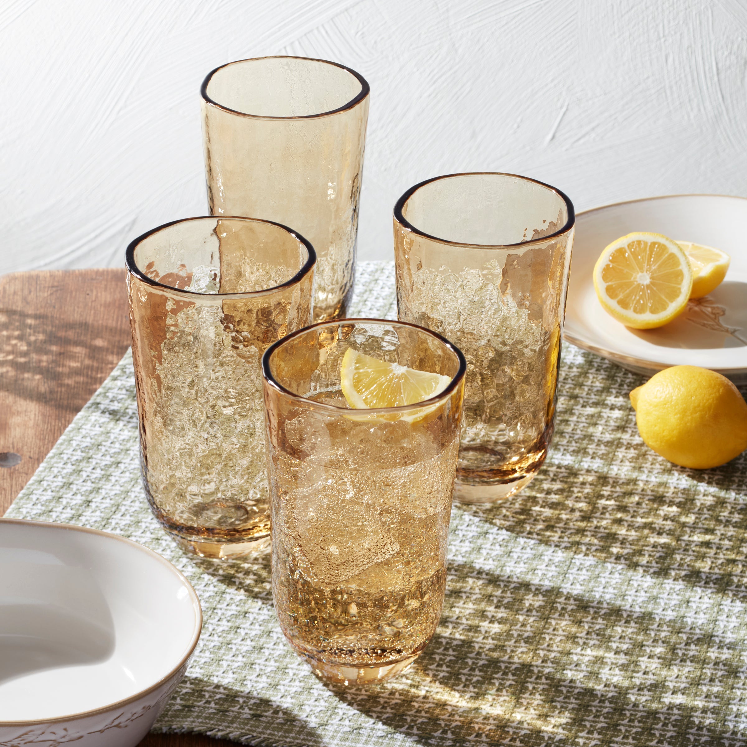 Lenox Fine Lenox Fine Homespun Amber Tall Tumbler - Set Of 4 - Image 6