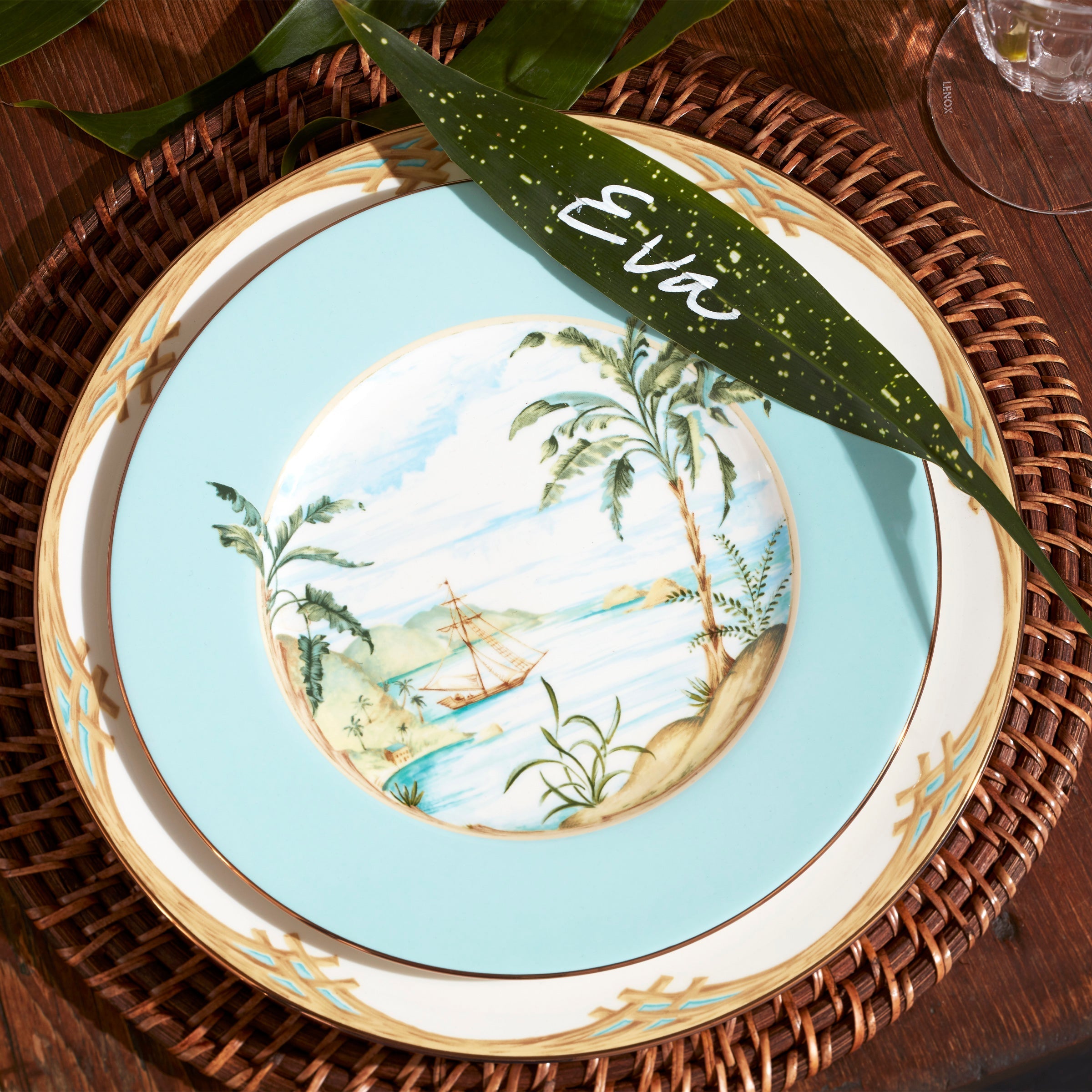Lenox Fine Lenox Fine British Colonial Bamboo Dinner Plate - Image 10