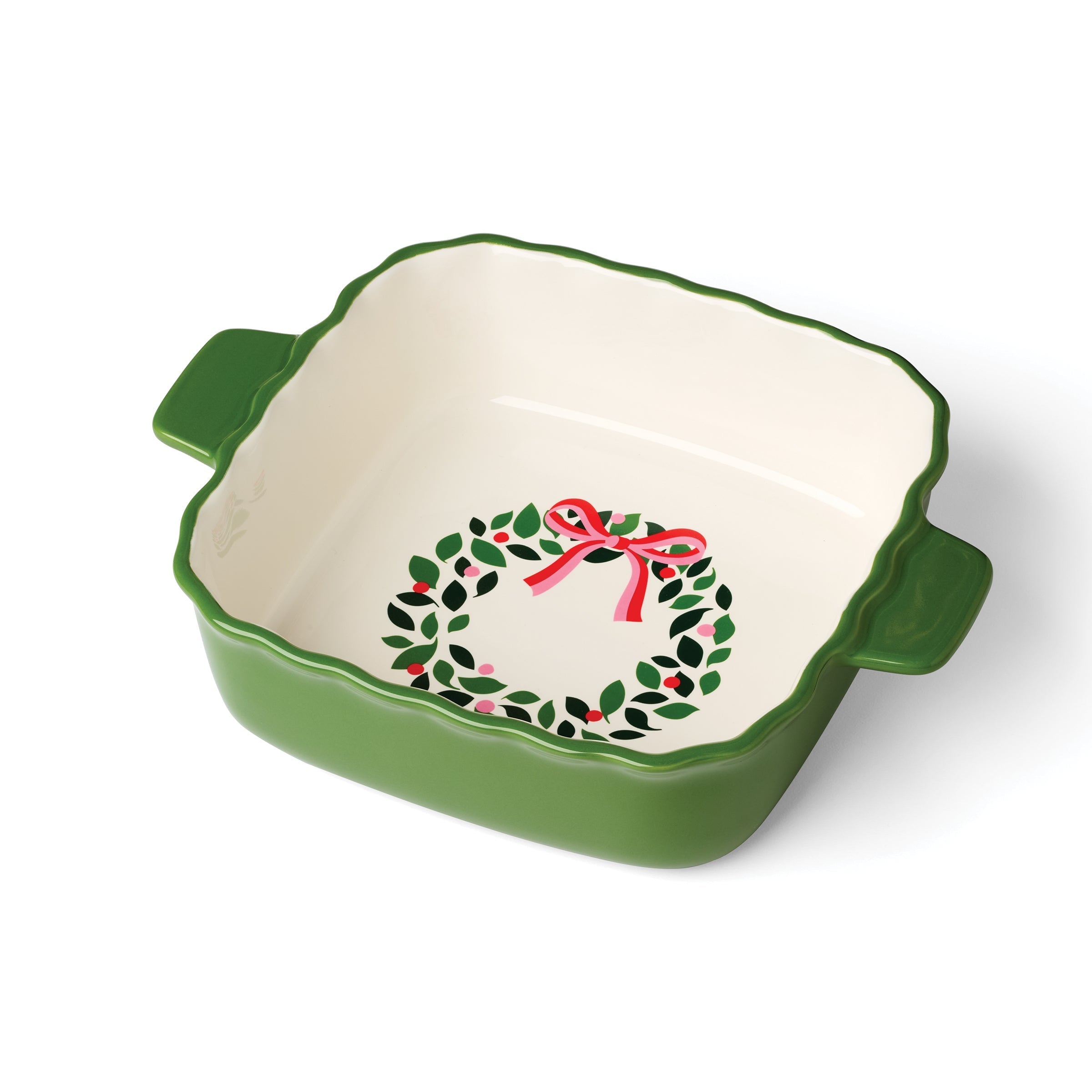 Lenox Fine Lenox Fine Evergreen Square Scallop Baking Dish - Image 3
