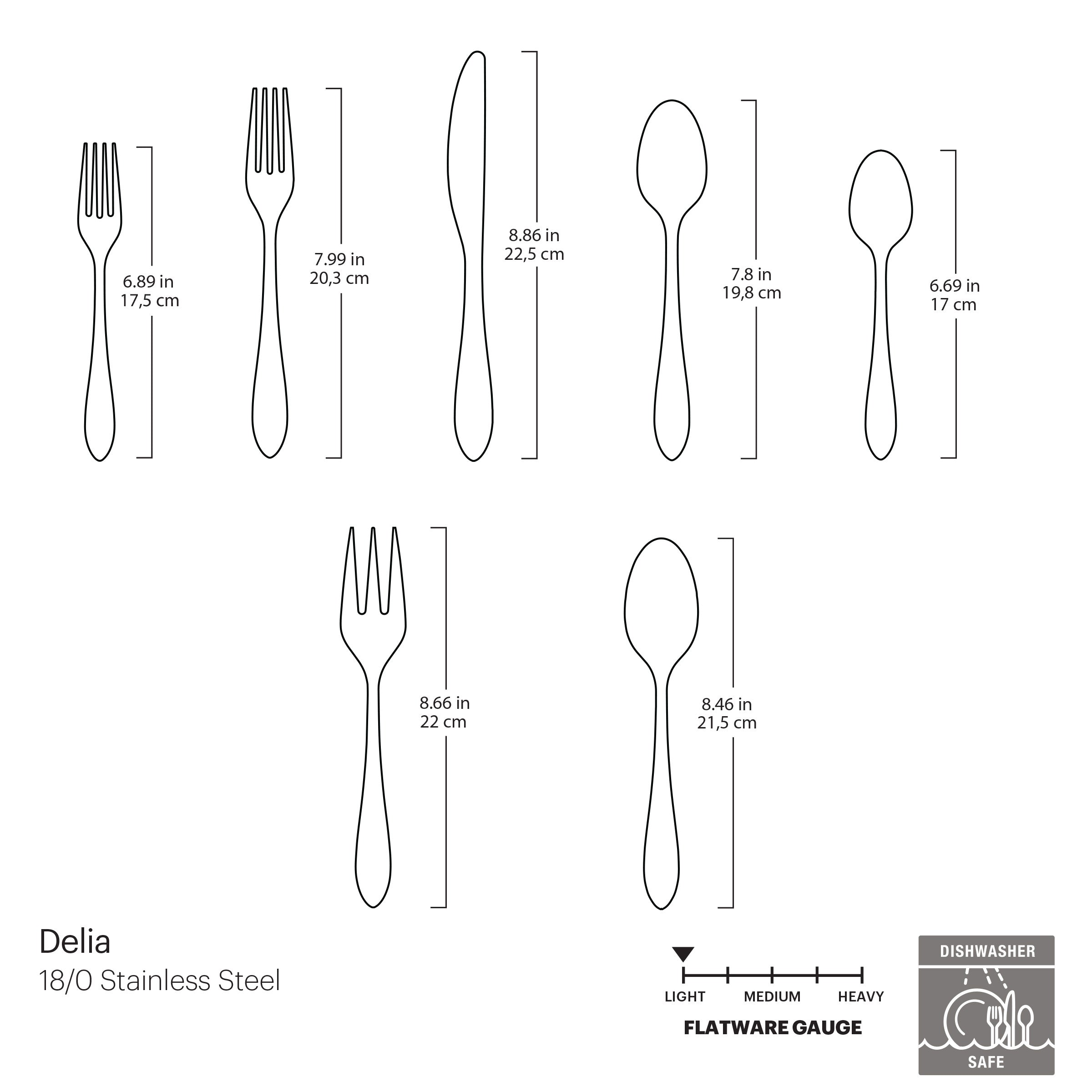 Lenox Fine Lenox Fine Delia 72-Piece Flatware Set - Image 6