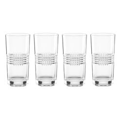 Lenox Fine Lenox Fine Sloane Crystal Highball Glasses, Set of 4