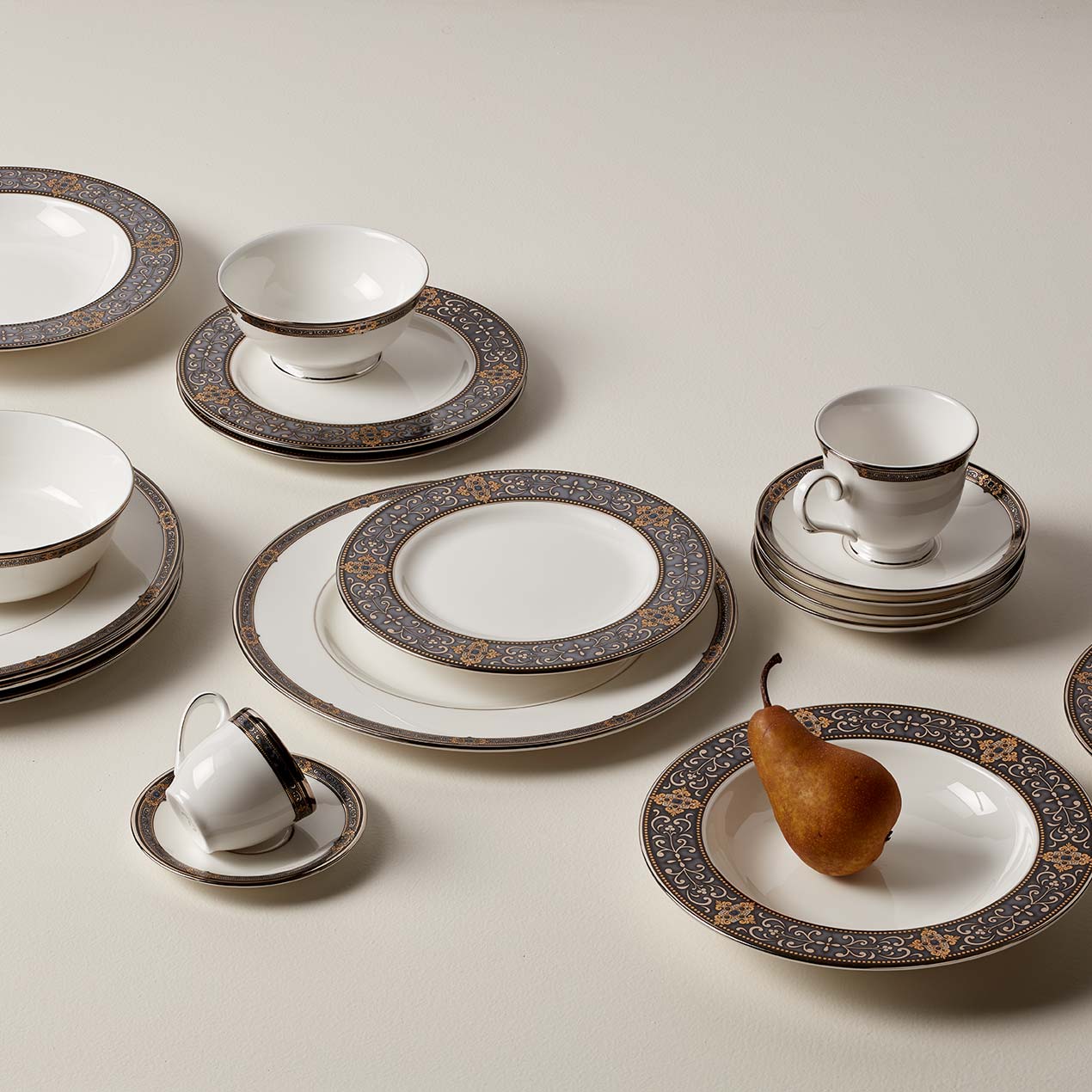 Lenox Fine Lenox Fine Vintage Jewel 5-Piece Place Setting - Image 5