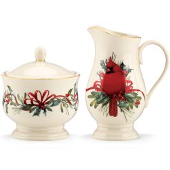 Alternative view of Lenox Fine Lenox Fine Winter Greetings Sugar & Creamer Set