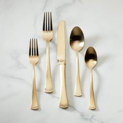 Lenox Fine Lenox Fine Portola Gold Satin 20-Piece Flatware Set