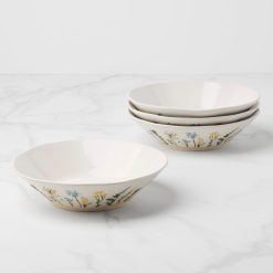 Lenox Fine Lenox Fine Wildflowers Dinner Bowls, Set of 4