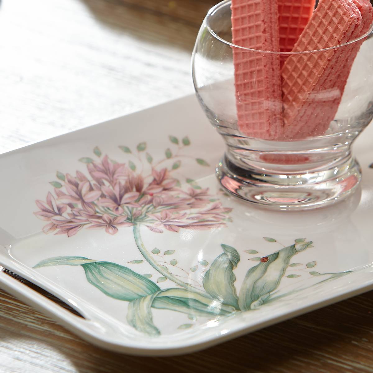 Lenox Fine Lenox Fine Butterfly Meadow Melamine Hors d'Oeuvres Tray - Image 7