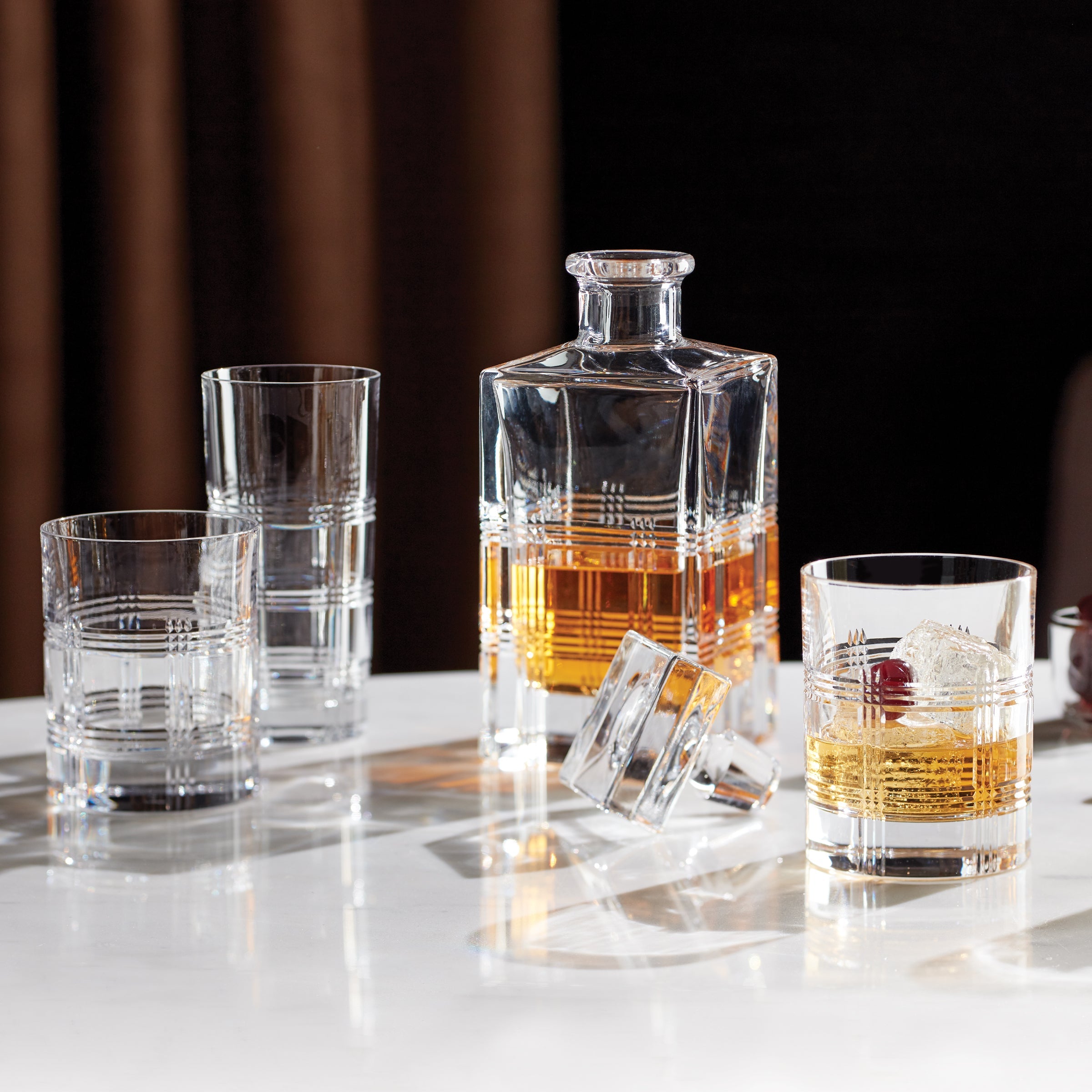 Lenox Fine Lenox Fine Hudson Crystal 5-Piece Whiskey Set - Image 3