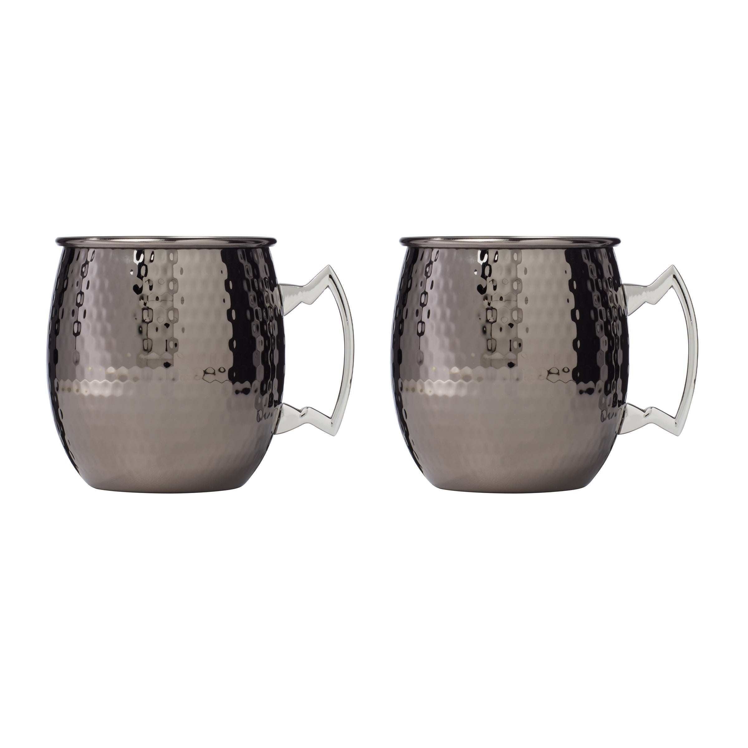Lenox Fine Lenox Fine Hammered Black Moscow Mule Mugs, Set of 2