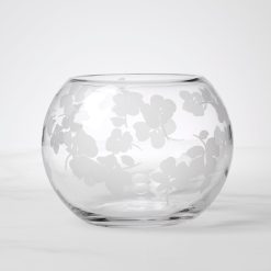 Lenox Fine Lenox Fine Spring Pansies Glass Petite Rose Bowl