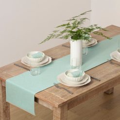 Lenox Fine Lenox Fine French Perle Ice Blue 14x70 Table Runner