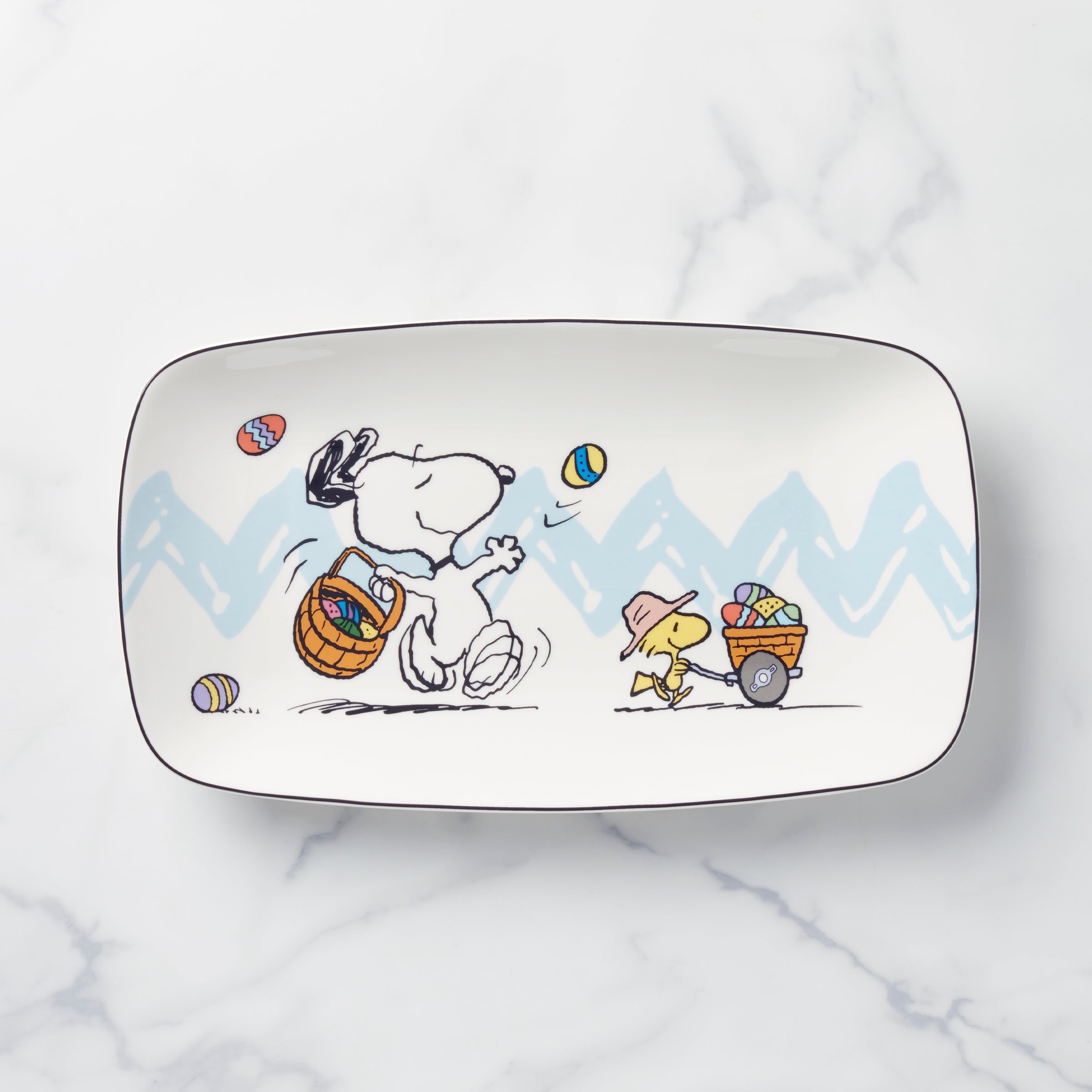 Lenox Fine Lenox Fine Snoopy Easter Hors d'Oeuvre Tray