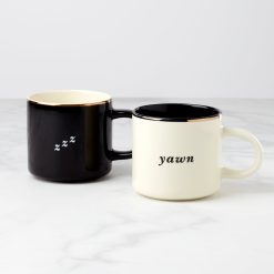 Lenox Fine Lenox Fine Two of a Kind Yawn & Zzz Mugs, Set of 2