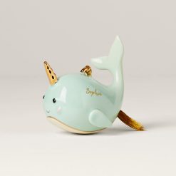 Lenox Fine Lenox Fine Personalized Narwhal Ornament