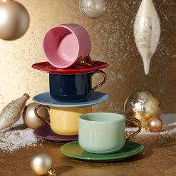 Alternative view of Lenox Fine Lenox Fine Make It Pop 8-Piece Cup & Saucer Set
