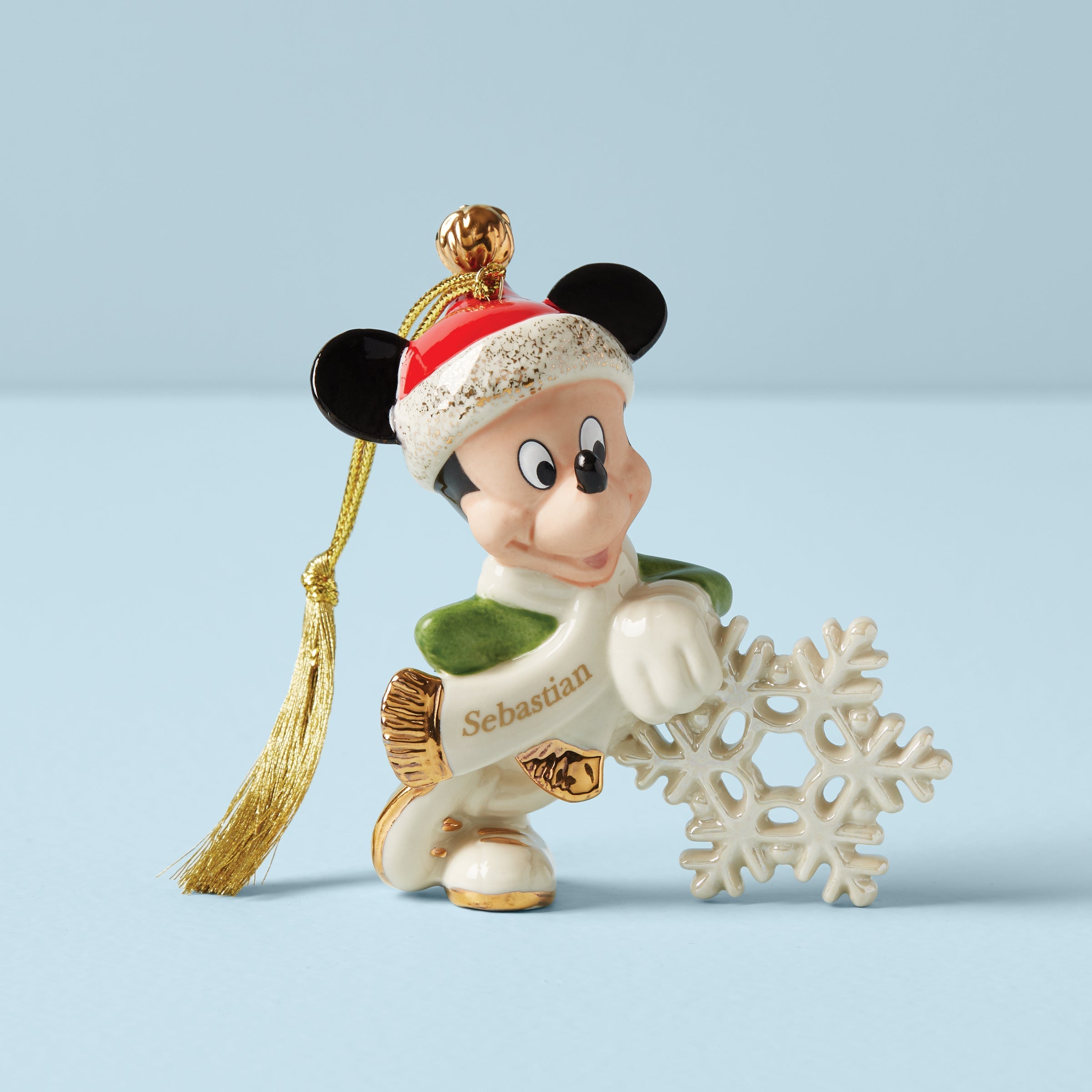Lenox Fine Lenox Fine Personalized Mickey Mouse Snowflake Ornament