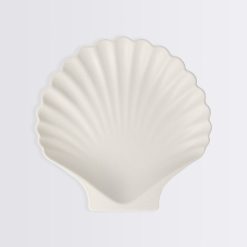 Lenox Fine Lenox Fine Bamboo Natural Shell Plates, Set of 6