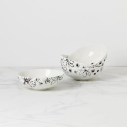 Lenox Fine Lenox Fine Garden Doodle Cereal Bowls, Set of 4