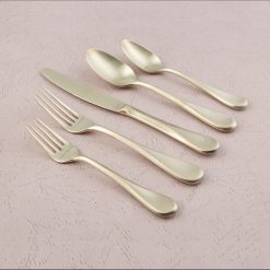 Alternative view of Lenox Fine Lenox Fine Eloquence Champagne Satin 20-Piece Flatware Set