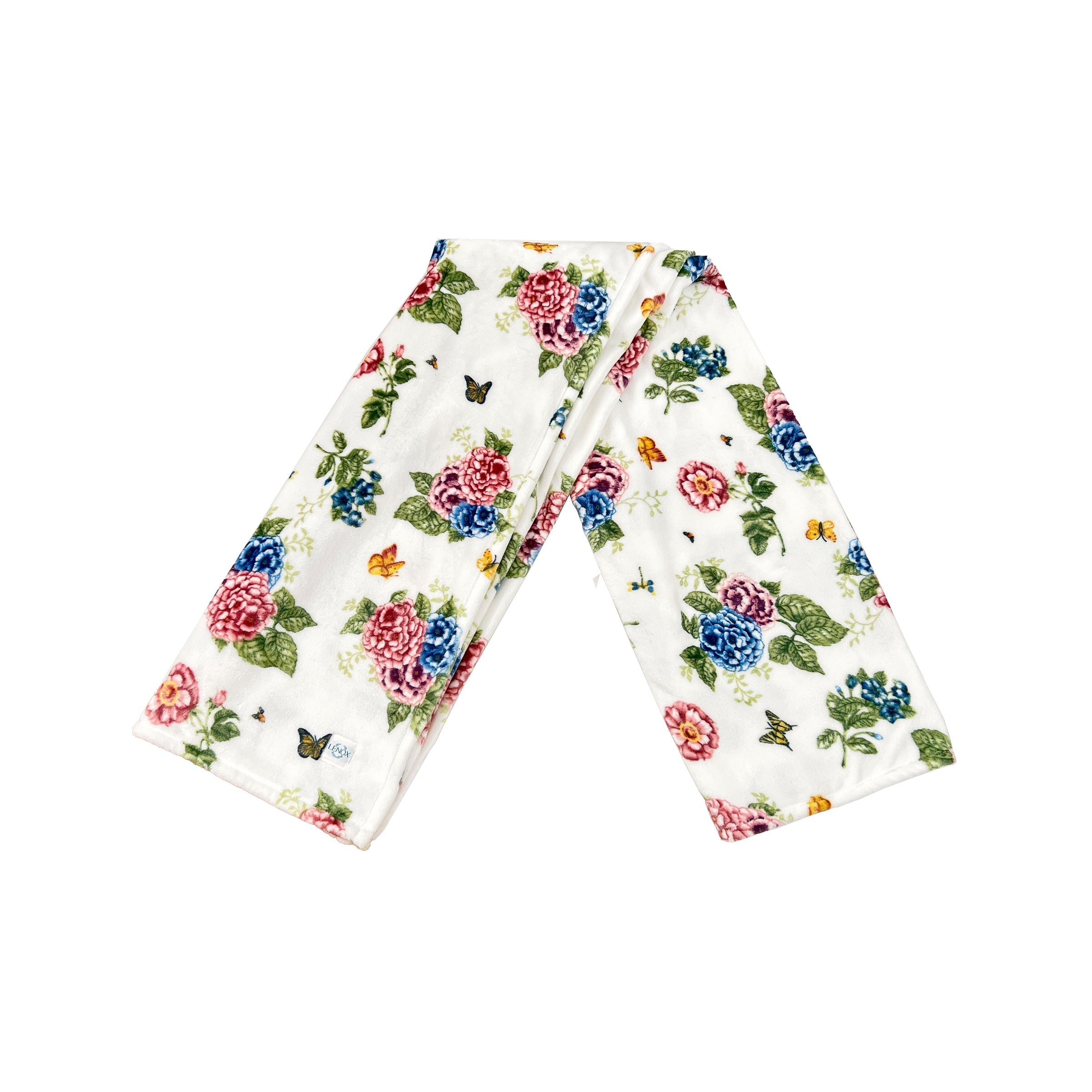 Lenox Fine Lenox Fine Butterfly Meadow Hydrangea Throw Blanket - Image 5