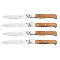 Lenox Fine Lenox Fine Argent Lynden Olive Wood Steak Knives, Set of 4