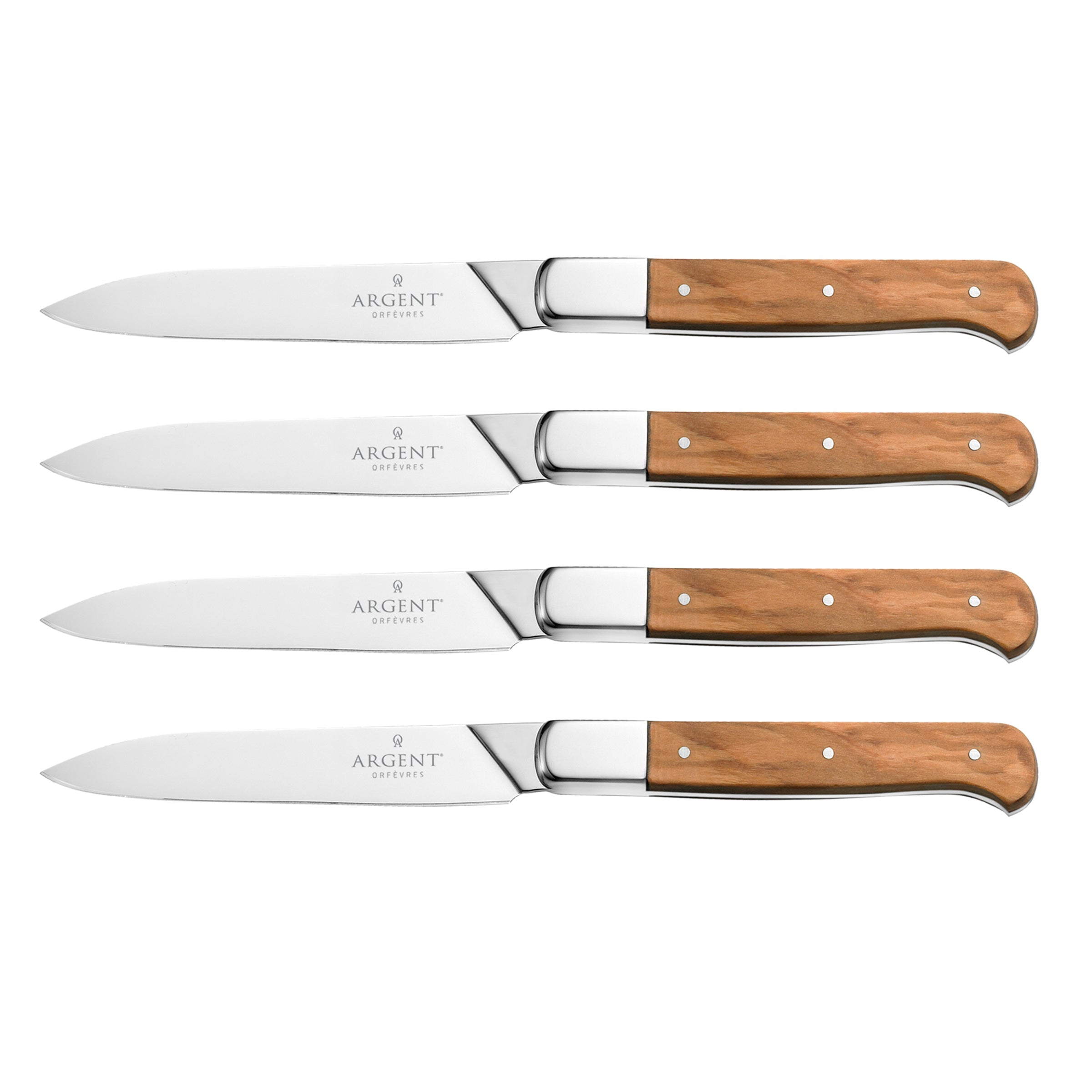 Lenox Fine Lenox Fine Argent Lynden Olive Wood Steak Knives, Set of 4
