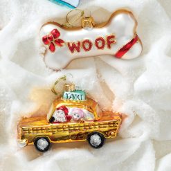 Alternative view of Lenox Fine Lenox Fine Retro Blown Glass Taxi Ornament