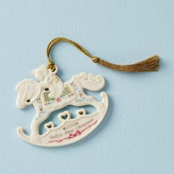 Lenox Fine Lenox Fine 2026 Baby's 1st Christmas Rocking Horse Ornament
