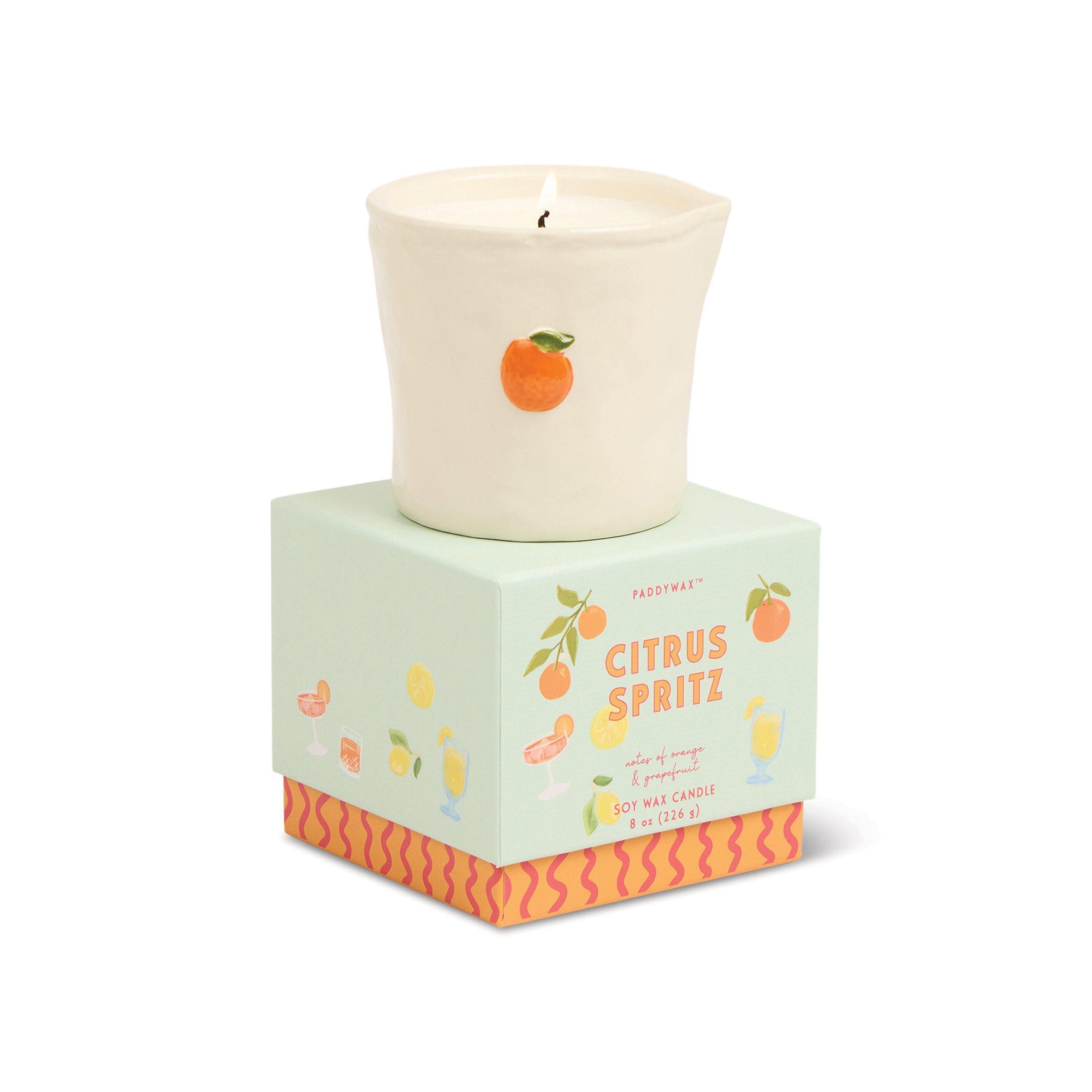 Lenox Fine Lenox Fine Bistro Citrus Spritz 8oz Candle