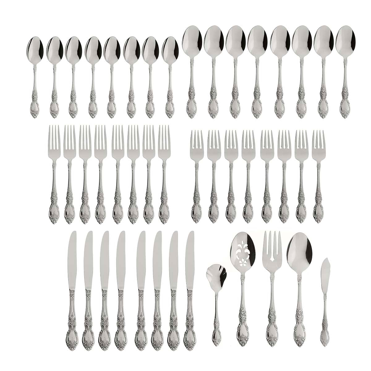 Lenox Fine Lenox Fine Wordsworth 45-Piece Flatware Set - Image 3
