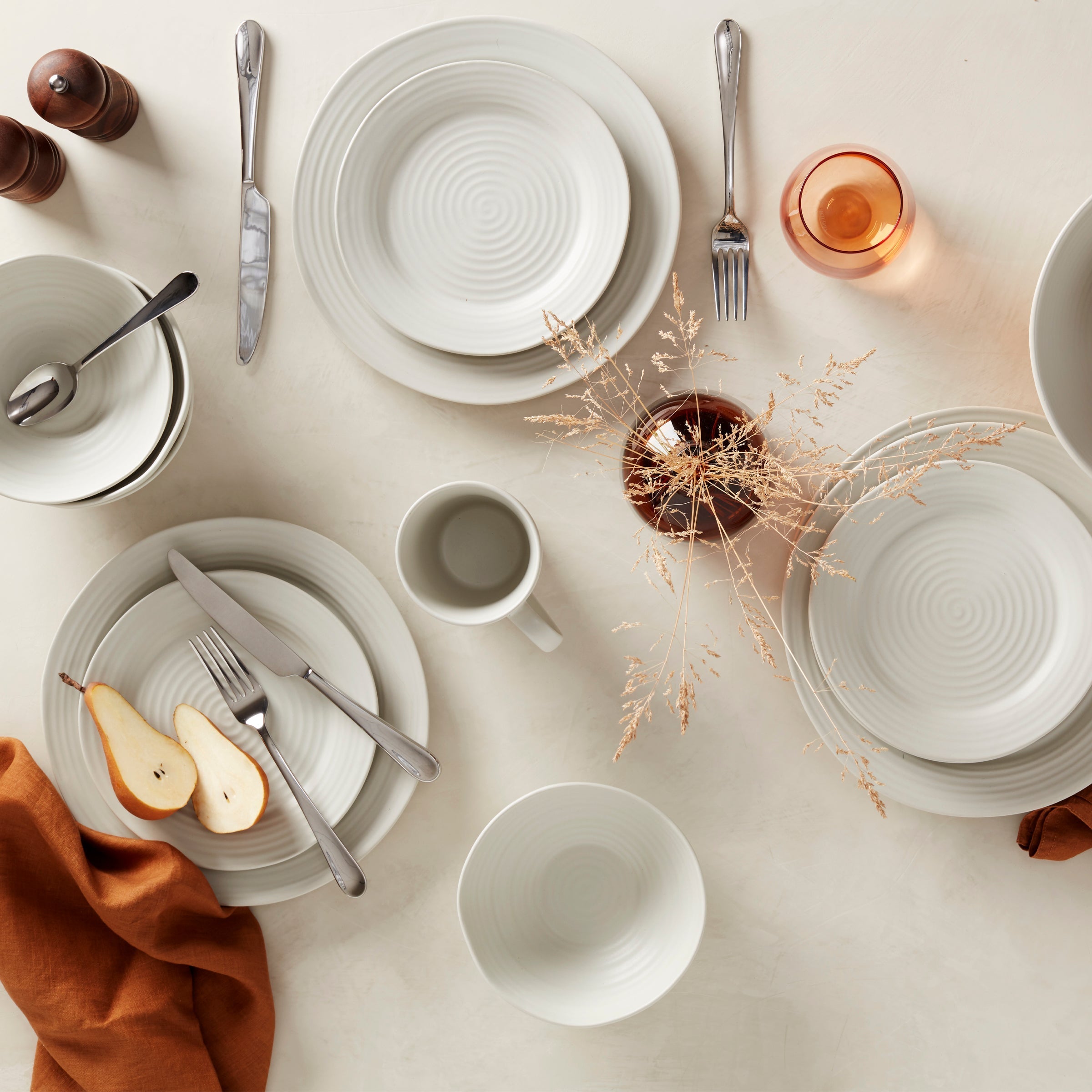 Lenox Fine Lenox Fine Ridge White 12-Piece Dinnerware Set - Image 9