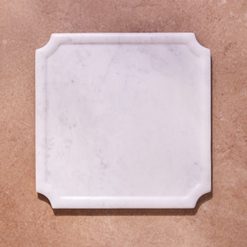 Lenox Fine Lenox Fine White Marble Framed Square Board