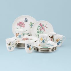 Lenox Fine Lenox Fine Butterfly Meadow 18-Piece Dinnerware Set