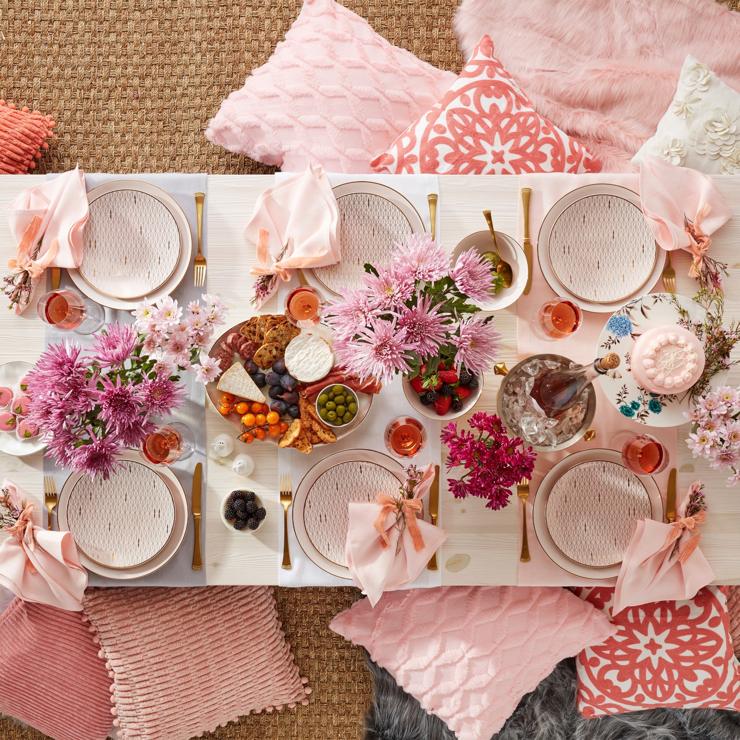 Lenox Fine Lenox Fine Trianna Blush 12-Piece Dinnerware Set - Image 12