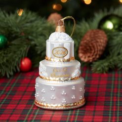 Alternative view of Lenox Fine Lenox Fine 2026 Retro Blown Glass Our 1st Christmas Wedding Ornament