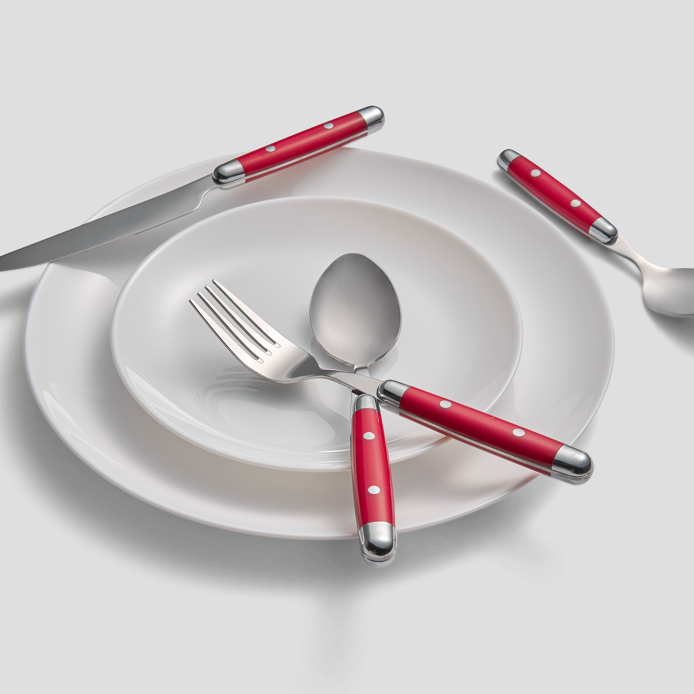 Lenox Fine Lenox Fine Jubilee Red 16-Piece Flatware Set - Image 2