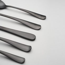 Alternative view of Lenox Fine Lenox Fine Rhiannon Black Satin 20-Piece Flatware Set