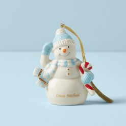 Lenox Fine Lenox Fine Personalized Winter Snowman Ornament