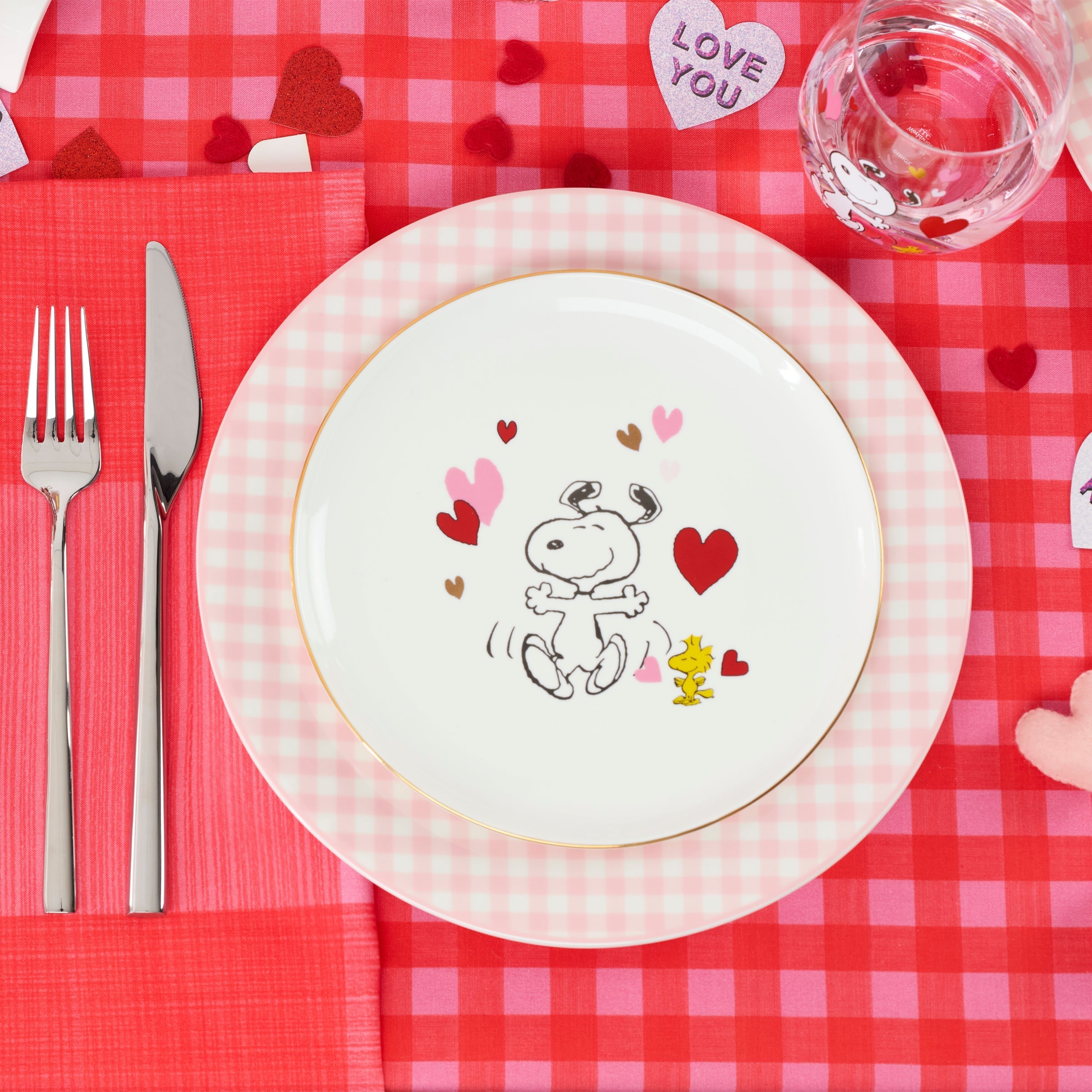 Lenox Fine Lenox Fine Snoopy Valentine's Day Accent Plates, Set of 4 - Image 7