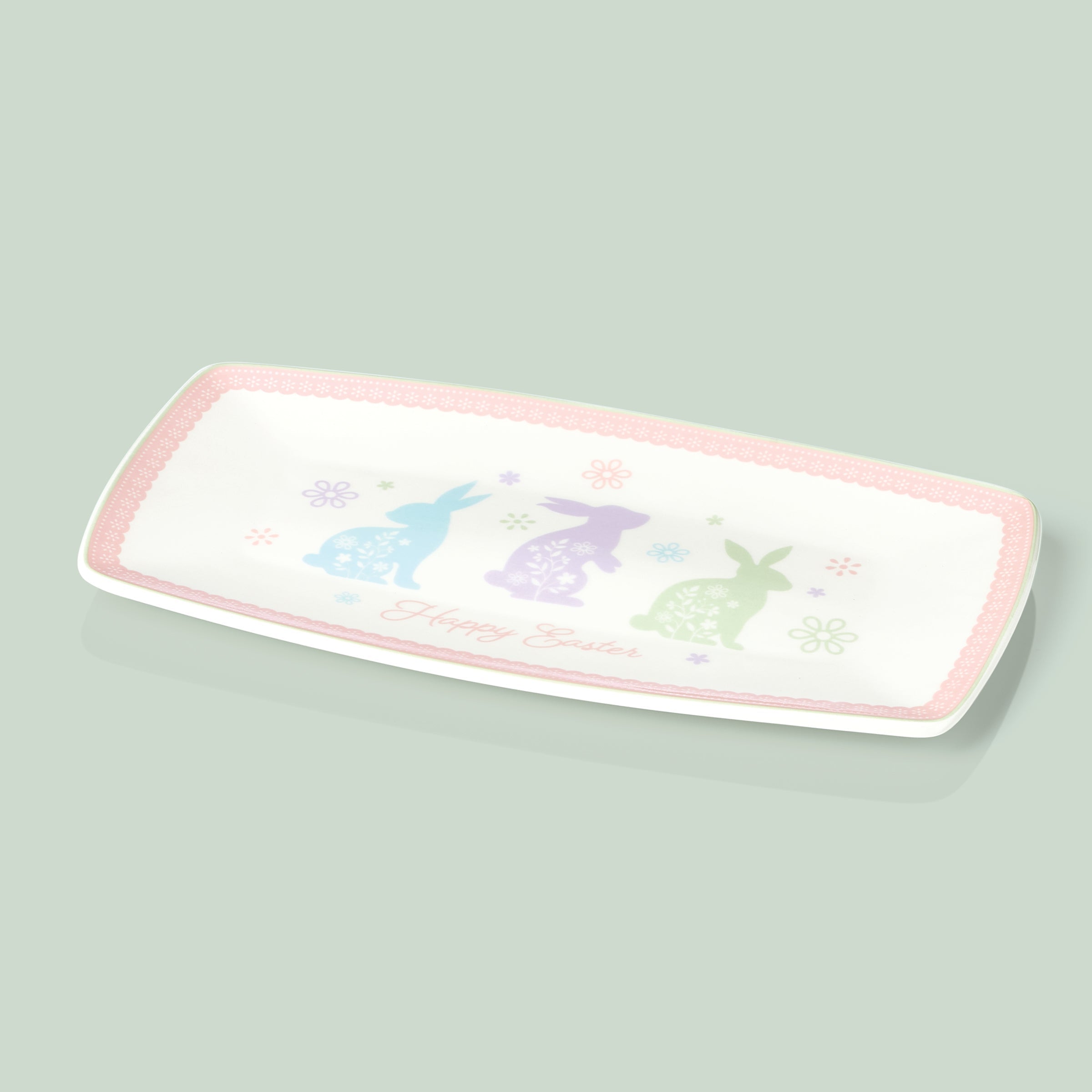 Lenox Fine Lenox Fine Bunny Hop Hors d'Oeuvres Tray - Image 2