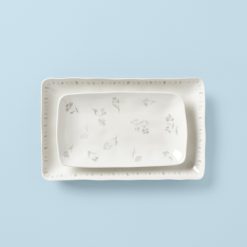 Lenox Fine Lenox Fine Oyster Bay 2-Piece Nesting Serving Platters