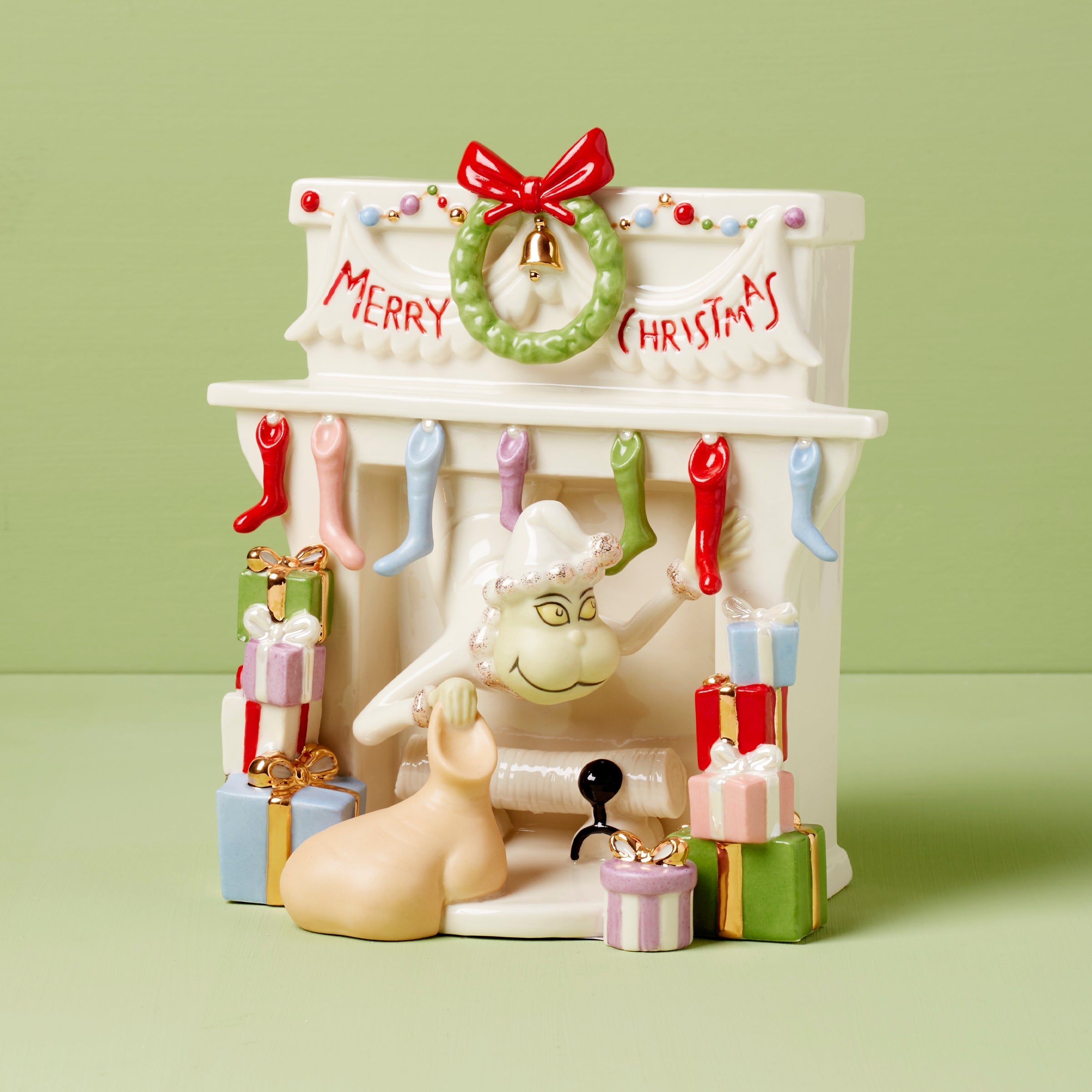 Lenox Fine Lenox Fine Grinch Stealing Stockings Figurine