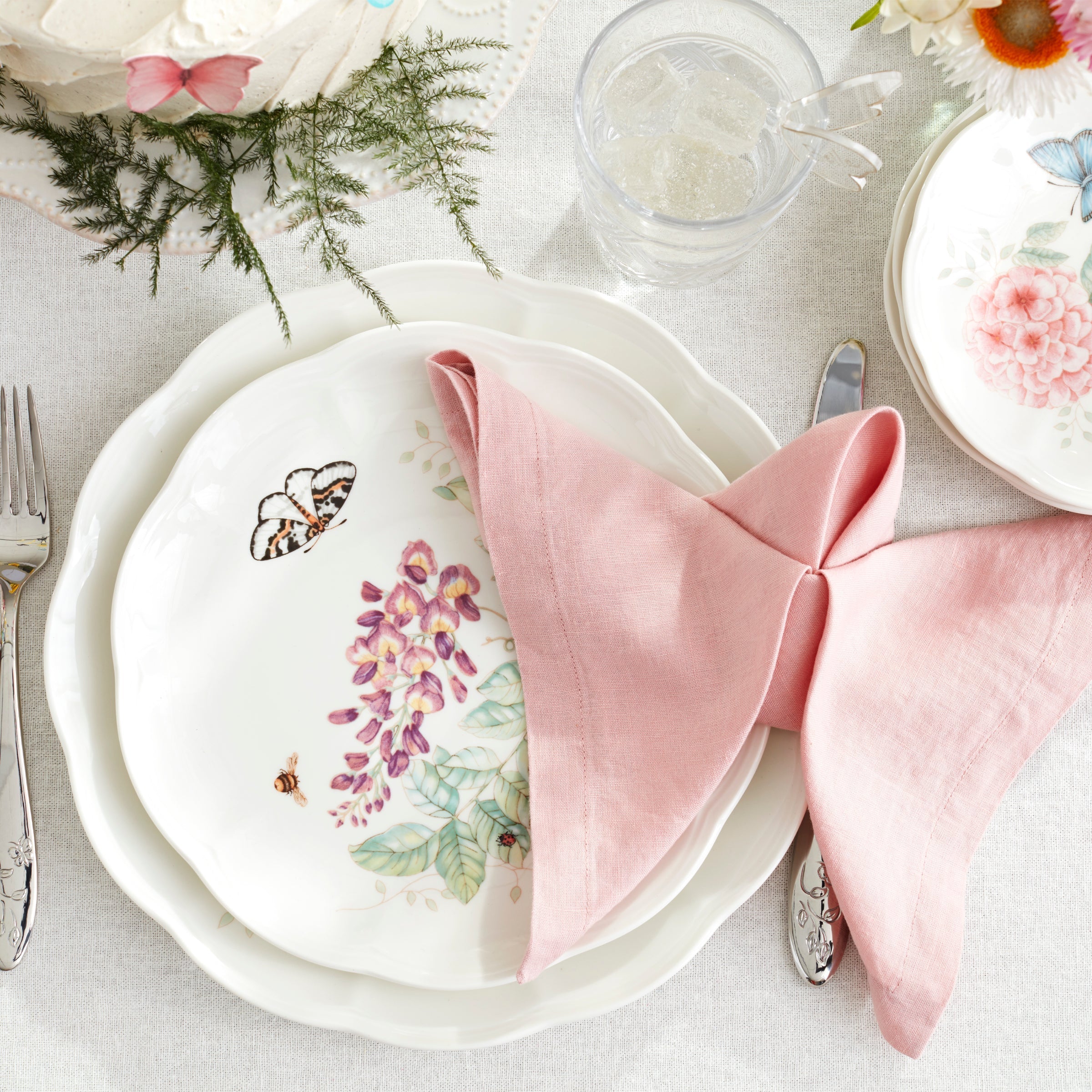 Lenox Fine Lenox Fine Butterfly Meadow 28-Piece Dinnerware Set - Image 6