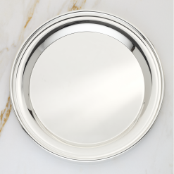 Lenox Fine Lenox Fine Derby Silverplate Round Tray