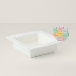 Lenox Fine Lenox Fine Profile Poppers Square Bowl & Heart Candy Set