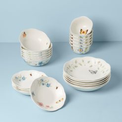 Lenox Fine Lenox Fine Butterfly Meadow 24-Piece Bowl Set