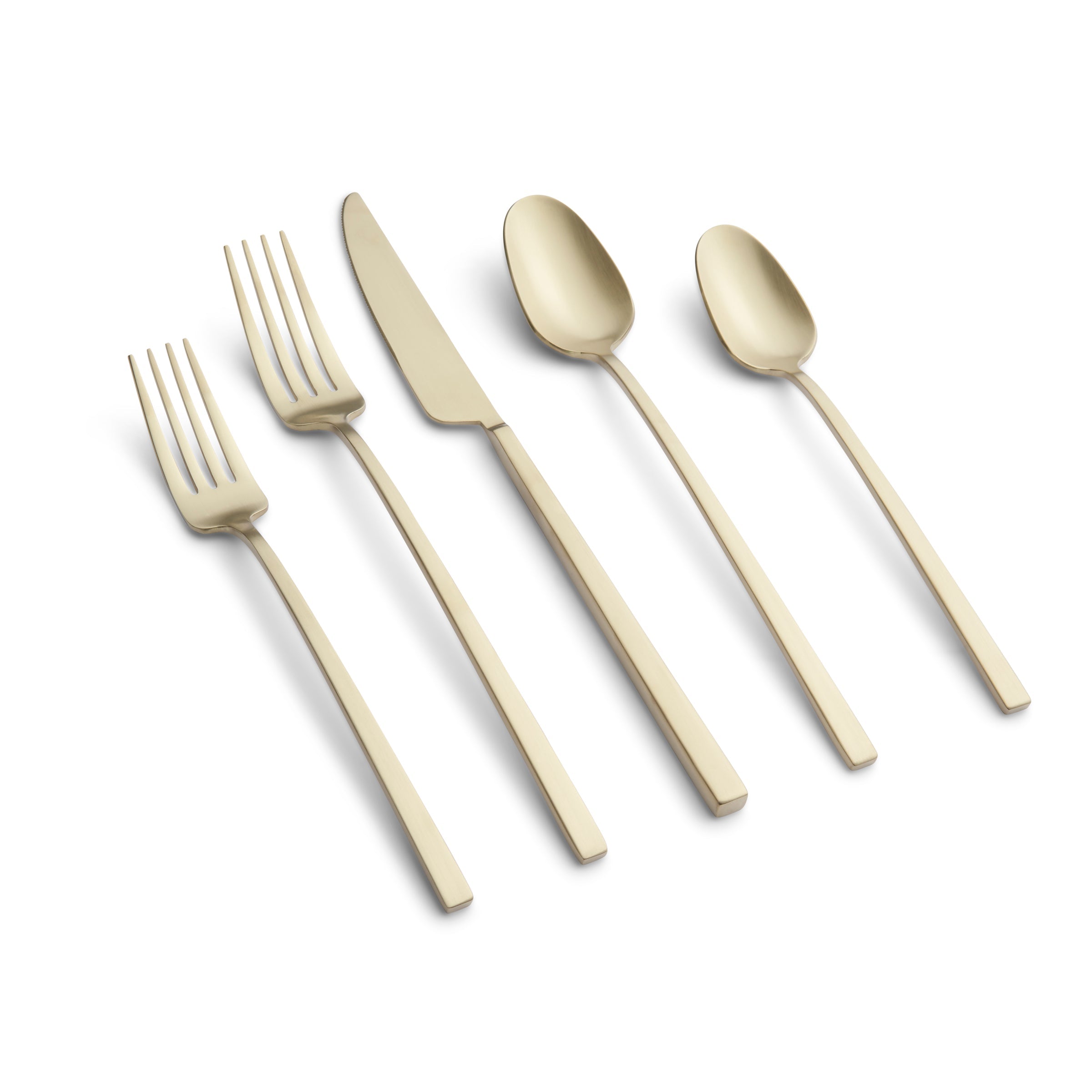 Lenox Fine Lenox Fine Damaris Champagne Satin 20-Piece Flatware Set - Image 3