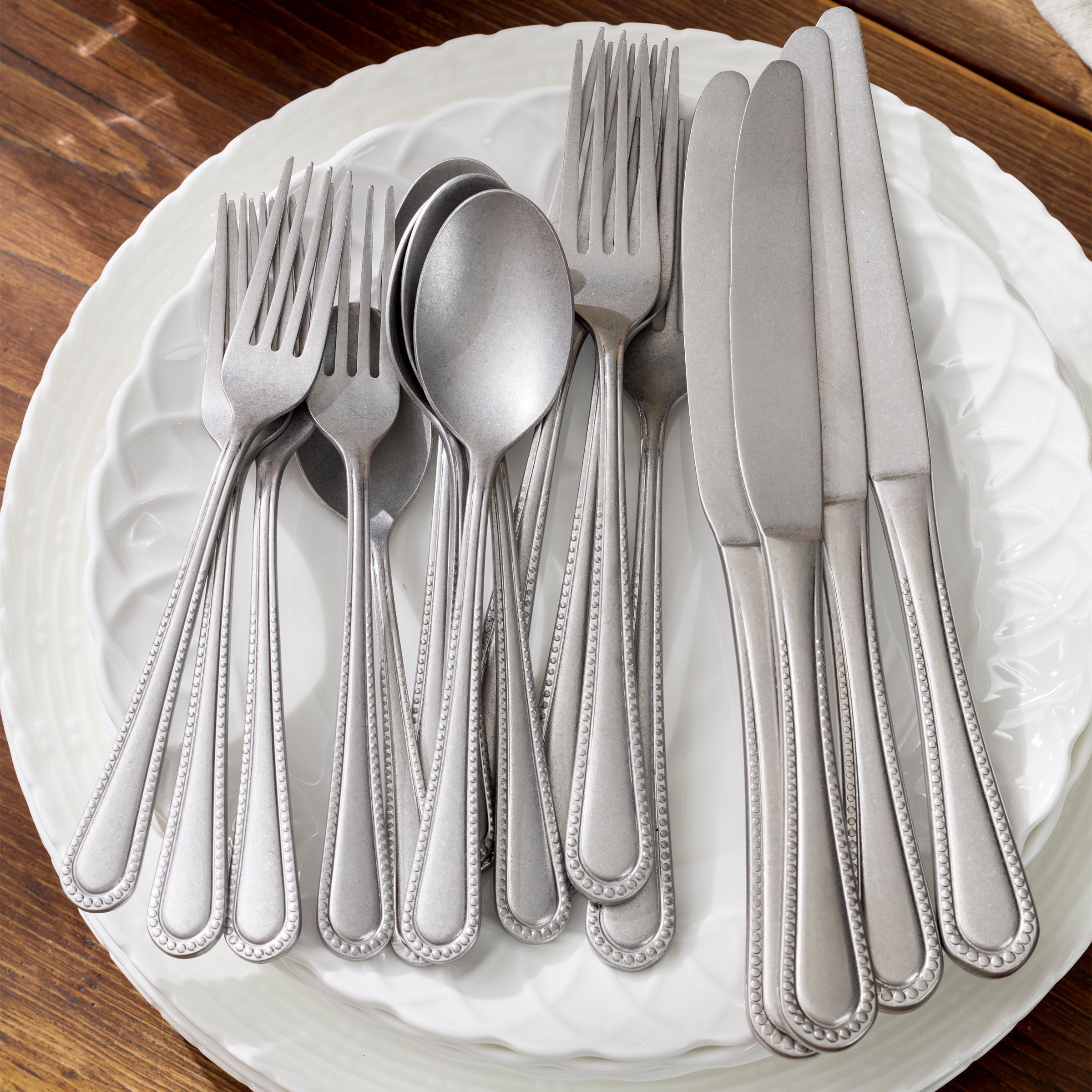 Lenox Fine Lenox Fine Hartwell Vintage 42-Piece Flatware Set - Image 3