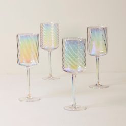 Lenox Fine Lenox Fine Tuscany Classics Iridescent White Wine Glasses, Set of 4